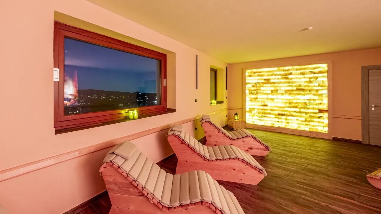 sala relax pannello di sale Kairos SPA