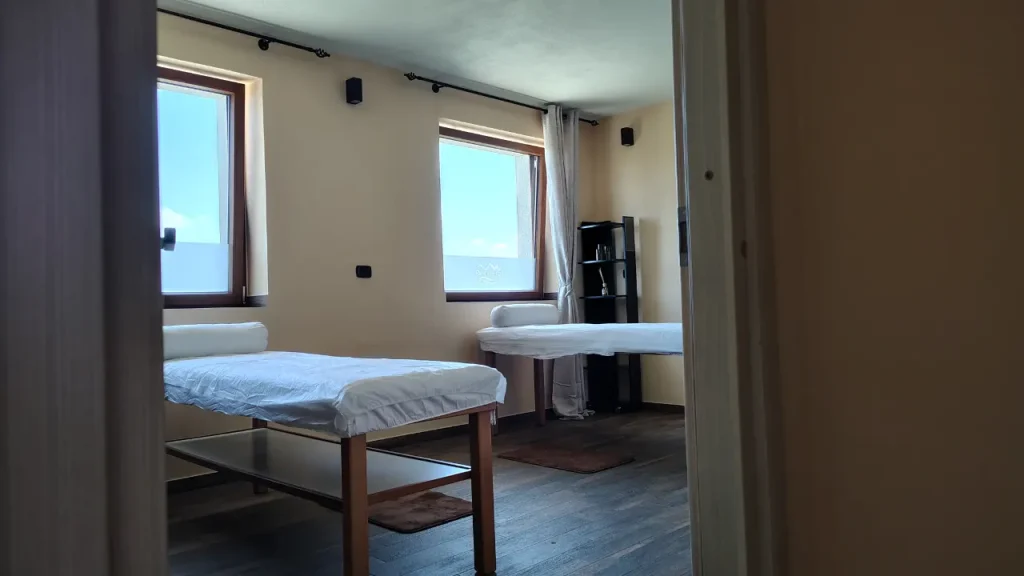 entrata sala massaggi kairos spa